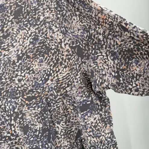 J.Jill Purejill Shirt Size Extra Large Modal Blend Multicolor Grey Tunic Top Gray