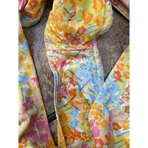 Stone Fox Swim Azalea One Piece Swimsuit Flower Fields Print Small $195 NWT NEW