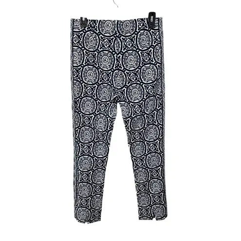 Gretchen Scott NWT Gripeless Pull On Pants Sultan's Dining Room Navy White Sz M - Image 5