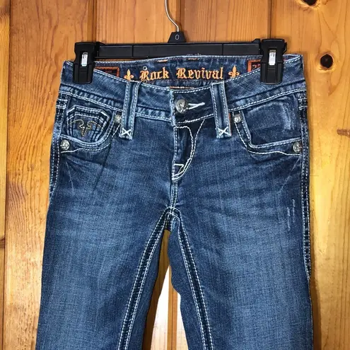 Rock Revival  Debbie jeans bootcut jeans bootcut jeans cowgirl luxery jeans 25​