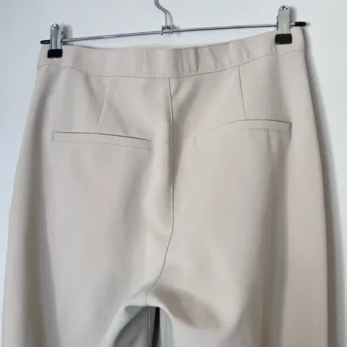 Abercrombie & Fitch  Crossover Waist Tailored Relaxed Straight Trouser Pant Beige - Image 8