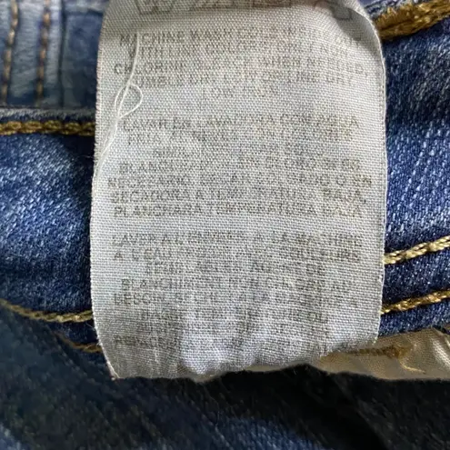 Riders By Lee Women's Blue Denim Capri Jeans Size Classic Comfort 20W GUC *FLAW