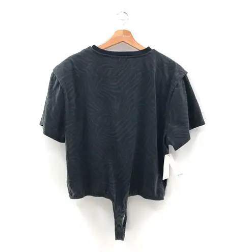 Retrofête retrofete Zebra Print Tee in Black L