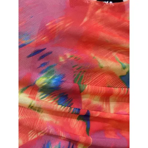 NWT SER.O.YA Janey Multicolor Top Size XS Abstract Palm SER. O. YA