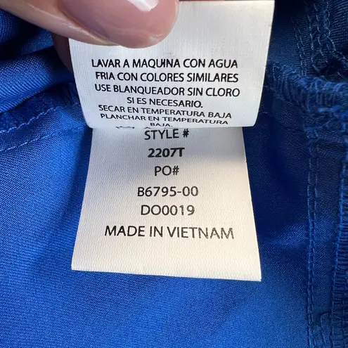 Barco Grey’s Anatomy 3 Pocket Low Rise Cargo Straight Leg Scrub Pants Size LT Blue Size L