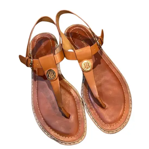 Tommy Hilfiger  Burke Tan Flat Sandal
