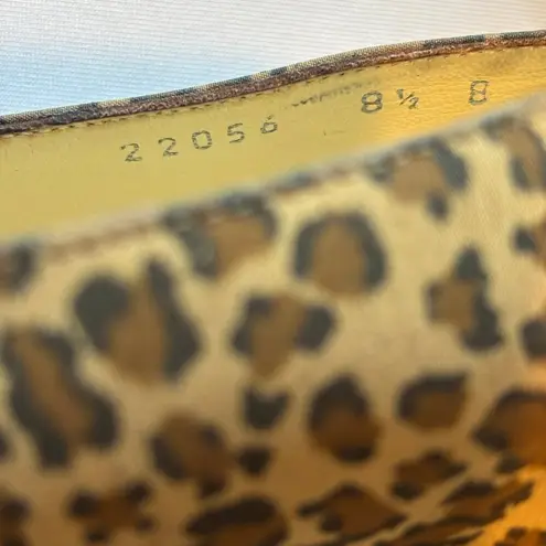 Bottega Veneta BOTTEGA VENETA Authenticate Leopard Print Women's Loafers Flats Size 8.5