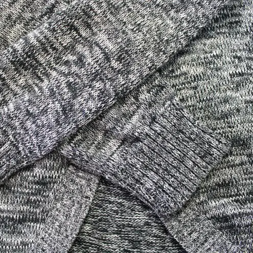 Susan Bristol White Label Womens Large Cardigan Sweater Metallic Minimalist Goth