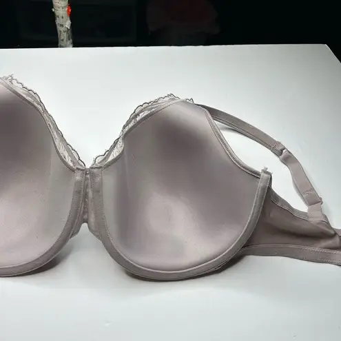 Playtex Gray Underwire Bra 36DD Full Coverage Lined