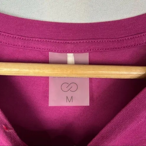 Calia Hot Pink Pomegranate Punch Side Tie Short Sleeve T