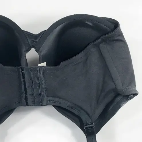 Cacique 44G Bra Plunge Cotton Stretch Plus Size Lane Bryant Underwire Solid 72