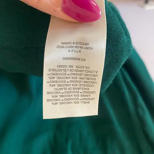 Wilfred Emerald Green Sweetheart Bow Tie Sleeveless Mini Dress Women's size 6