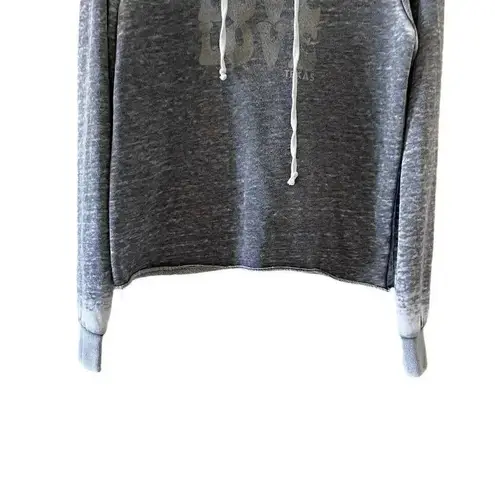 Alternative Apparel Burnout Boxy Hoodie Cotton Blend Sweatshirt SZ S #1268