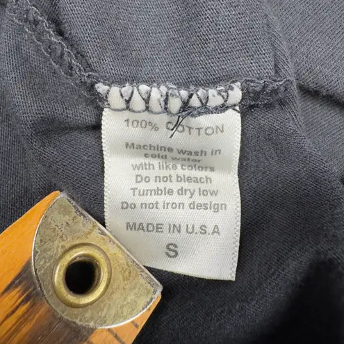 NWT Roots of Fight Rosa Parks Crop Graphic Tee Women’s Small Black Made in USA Black