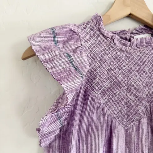 Saylor Amalia Ruffle Flutter Sleeve Dress Size XS