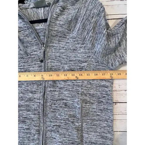 Athleta  Heathered Grey Small Womens Jacket Full Zip Up Hoodie Style 138730