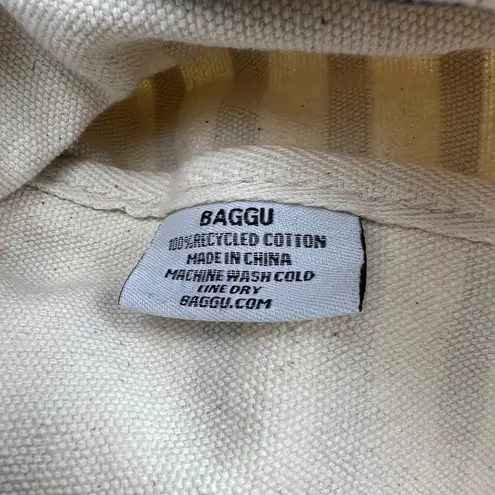 Baggu Duck Bag Stripe Canvas Tote Bag