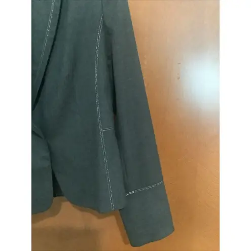 Reba McIntyre Women’s Black Snap Button Suit Blazer Size 4 New Without Tags