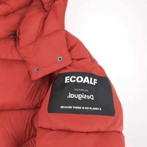 Desigual x Ecoalf Women’s Limited Edition Short Hooded Puffer Jacket Size US XS