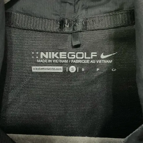 Nike  Golf Flight Convertible Jacket Sz S Black Vest Active Athletic Travel