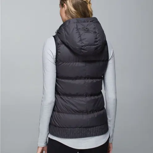 Lululemon  chilly chill goose down reversible checkered puffer vest
