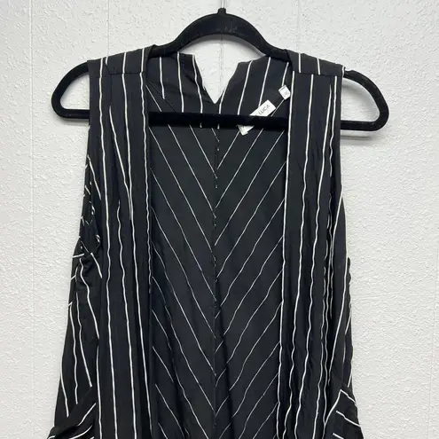 Patrizia Luca Milano 90s Y2K Vintage Retro Dark Academia Grunge Edgy Vest L/XL Black Size L