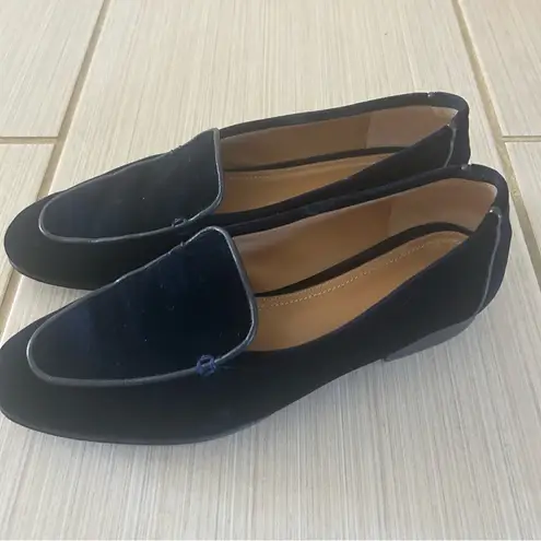 The Row  Adam Leather Trim Velvet Loafers 37.5