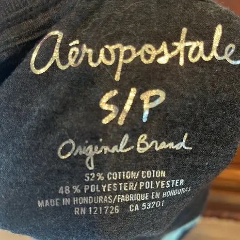 Aeropostale  Babydoll Tee Women's Gray T-Shirt New