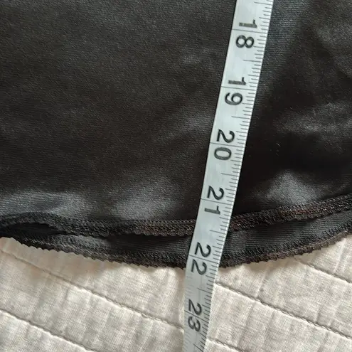 Vtg Maidenform nylon USA union made black lace cami tank 36 med large