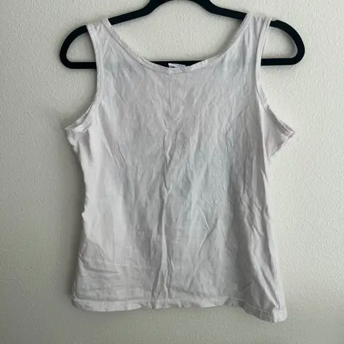 Puerto Vallarta Mexico Tank Top White Beach VW Bus Graphic Surf Palm Tree Size L