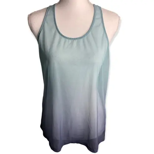 Victoria's Secret Victoria’s Secret Victoria Sport Ombre Mesh Racerback Tank Top
