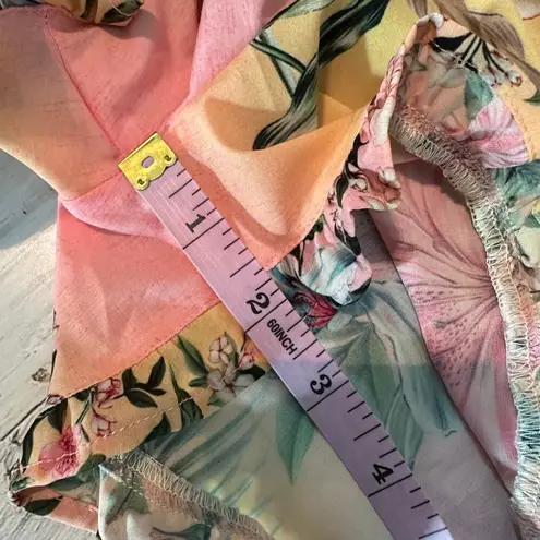 Agua Bendita Larissa Casual Summer Coverup Beach Romper Size Large