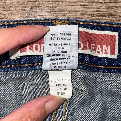 Gap  Women's Cotton Stretch Long‎ And Lean Wide Leg Jeans Blue Size 6R