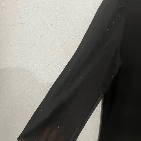 Love Scarlett Elegant Black long sleeve Blouse Size L