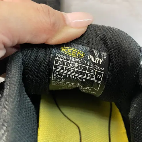 Keen Work Shoes Utility Women's Sparta ESD Aluminum Toe Black Size 7.5 M Lace Up