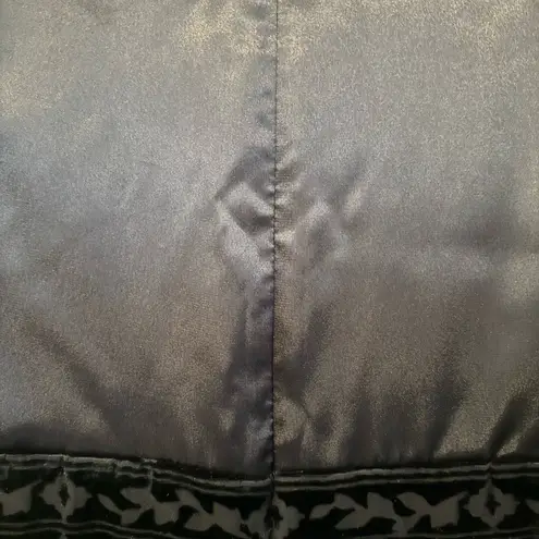 Guess by Marciano  Black Dress bell sleeves velour pattern on skirt and waist