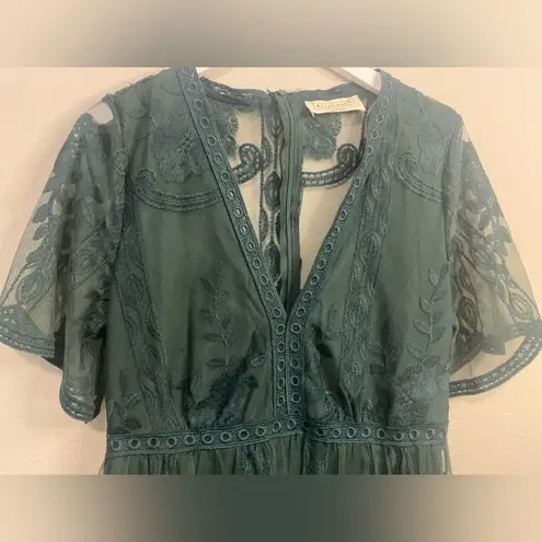 Bella Ella Boutique Light My Fire Lace Mini Dress