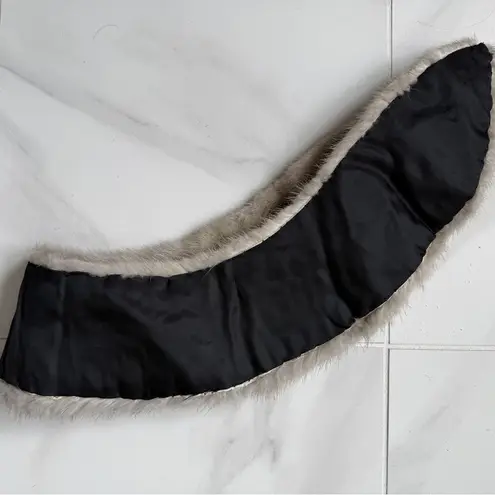 Vtg Authentic Mink Collar from 1950s/60s Good Used Condition Gray