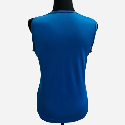 Nike  Dri-FIT Sleeveless V-Neck Athletic Top – Blue with Yellow Swoosh