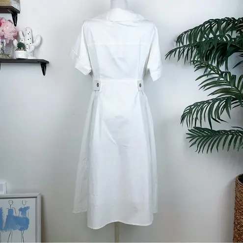 En Saison NWT Lorena Midi Dress in Off White