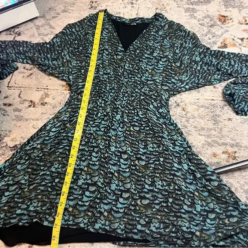 ALLSAINTS ALL SAINTS Nichola Plume Long Sleeve Dress Mini Lined Flowy Size M