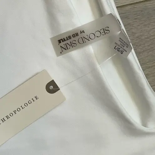 Second Skin Bodysuit NWT rd style square neck womens White (large) minimalist