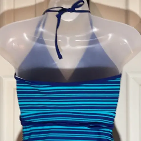 Motherhood Maternity Striped One Piece Swimsuit S