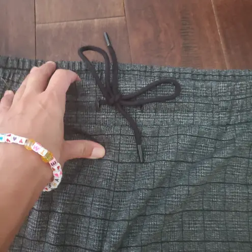 A New Day Women's Gray Plaid Pants  Ankle Length Drawstring Trousers XXL New With thumbnail 3