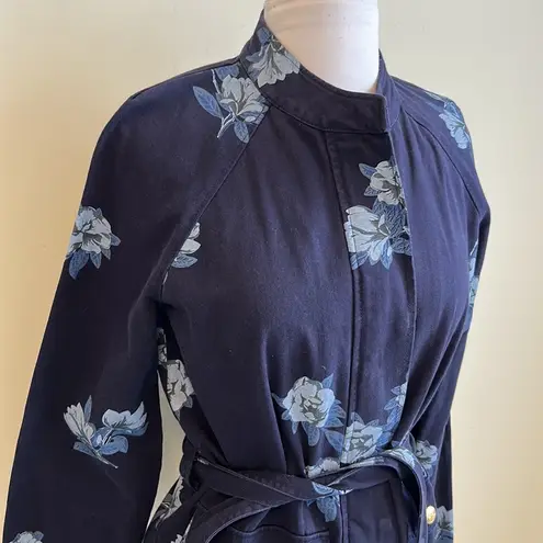 Draper James Navy Floral Field Jacket