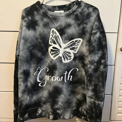 Tie Dye “Growth” Butterly Crewneck Size M