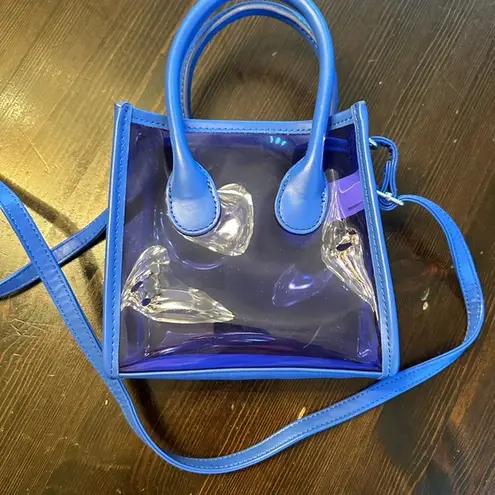 Target Clear Blue Crossbody Bag