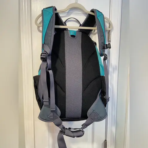 L.L.Bean Ridge Runner 25L Daypack Backpack Teal Gray Hiking Travel School Bag Blue