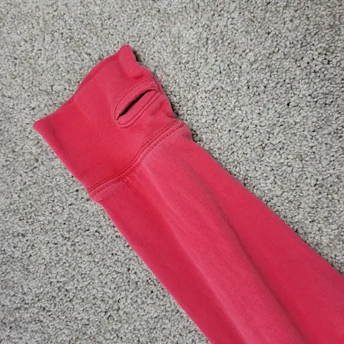 Royce Brand OHIO Womens Long Sleeve Shirt S Red OH Crew Neck Thumbhole Ohio State Buckeyes