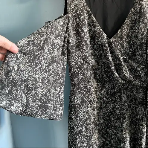 ZARA  Basic Cold Shoulder Lined Dress